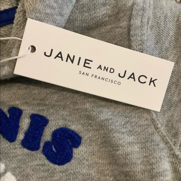 Janie and Jack (NWT) Tennis Club Hooded Sweatshirt - Picture 7 of 7